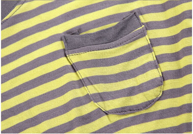 涼しい夏用半袖モダールレデイスー ボーダー パジャマ ポケット付き問屋・仕入れ・卸・卸売り