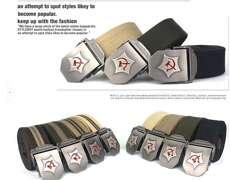 2015 New Men Belt Thicken Canvas Communist Military Belt Army Tactical Belt High Quality Strap 110 130 cm 12 Colors 2015 New Men Belt Thicken Canvas Communist Military Belt Army Tactical Belt High Quality Strap 110 130 cm 12 Colors