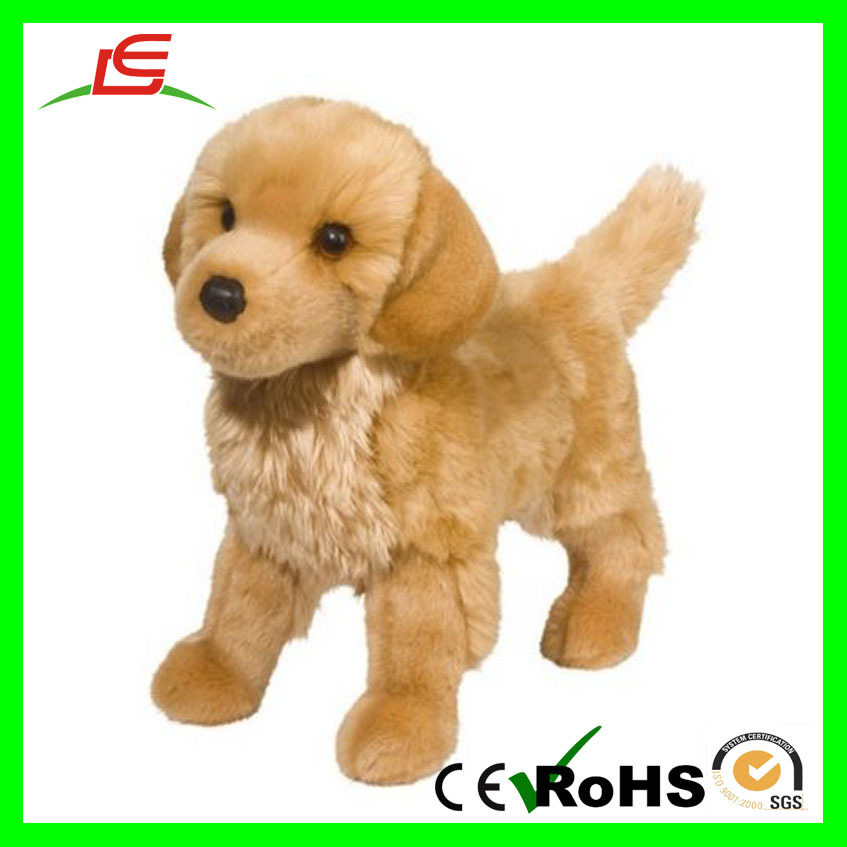 e417 stuffed animal cuddle plush golden retriever dog toy