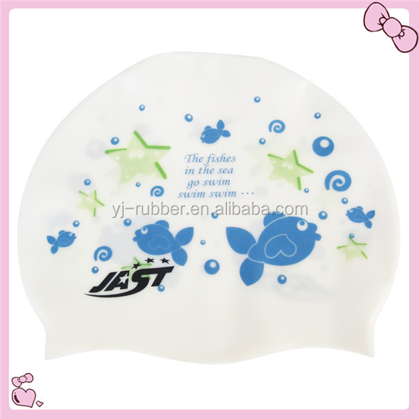 面白い2014年大学100％防水シリコーンの水泳キャップ問屋・仕入れ・卸・卸売り