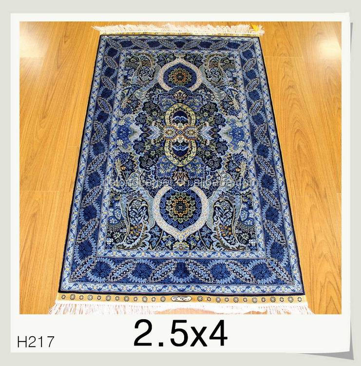 2.5*4 feet persian silk prayer rug