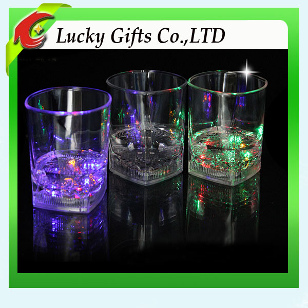 New Custom Multicolor LED Lighted Wedding Champagne Glasses