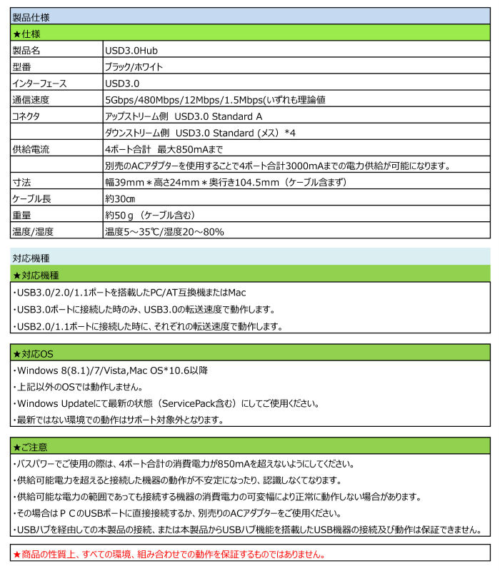 超高速7ポートUSBハブ問屋・仕入れ・卸・卸売り