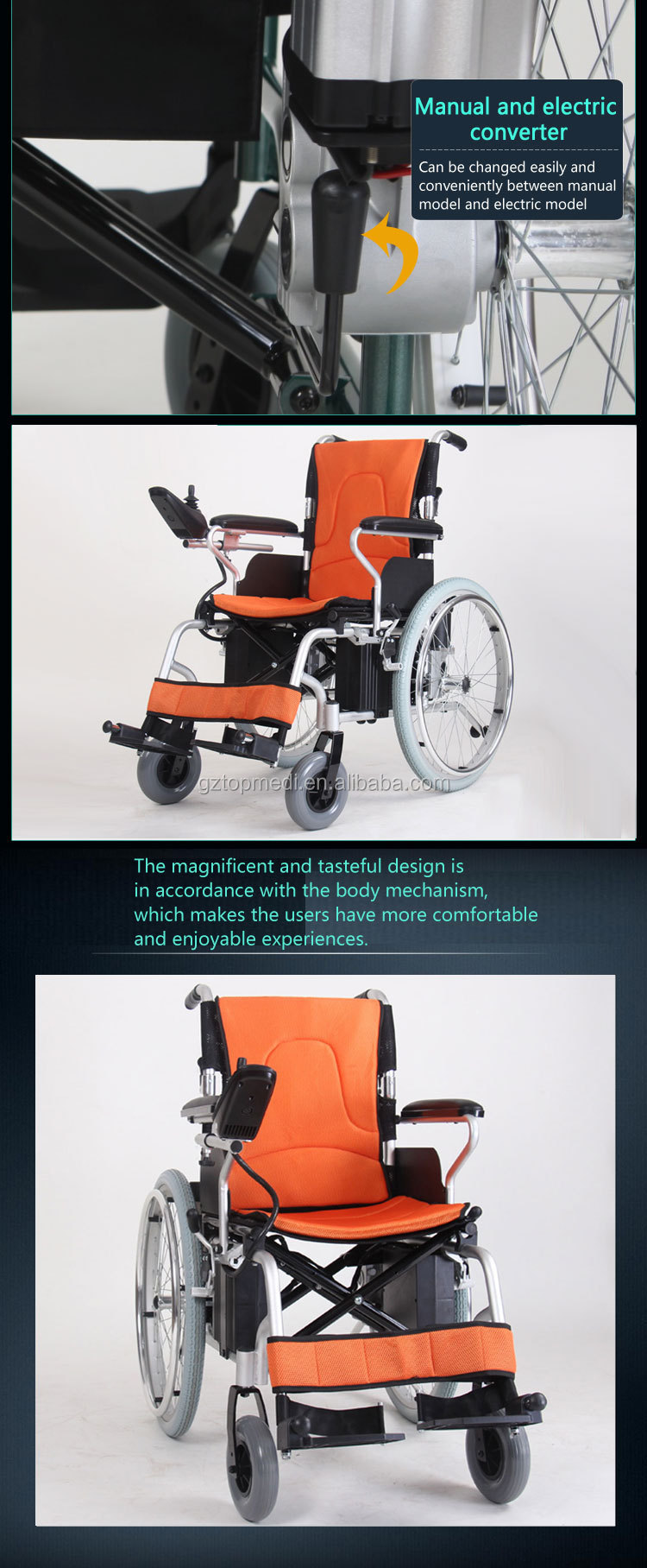 と非常に熱い販売のみusd$695topmedi身障者アルミ折り畳み式電動車椅子の価格問屋・仕入れ・卸・卸売り