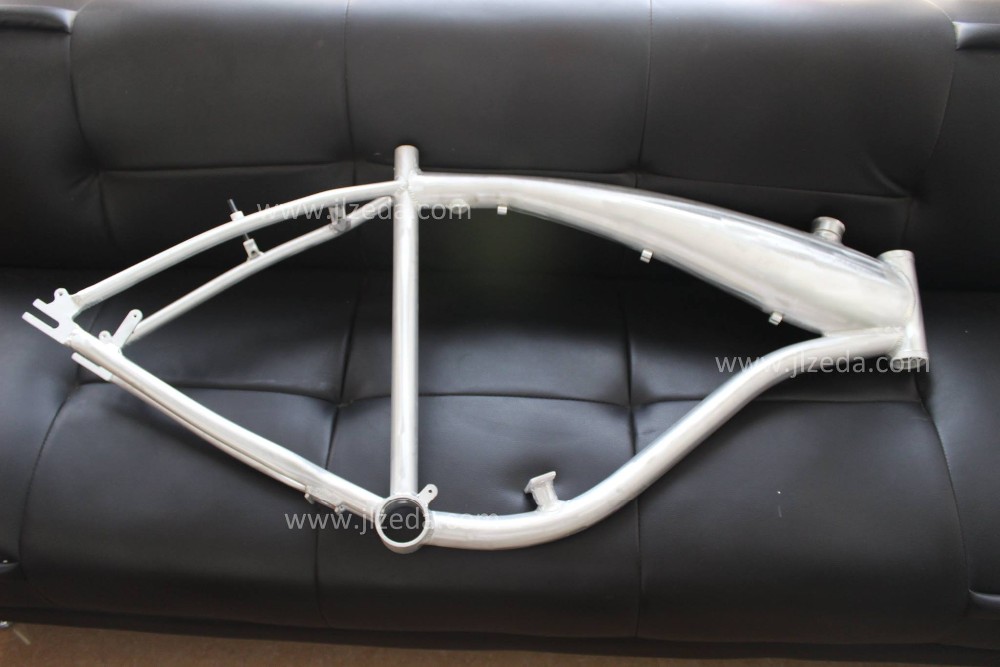 bicycle frame with built in gas tank