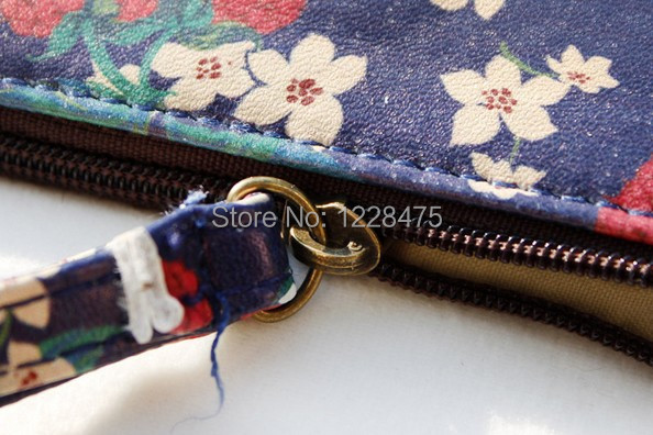 2Freeshipping! NEW Vintage Beatiful flower printed Portable Walletkey holderfabric coin bagsmall PursesJapan StyleGiftWholesale (4).jpg