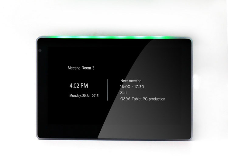 7" Ips In Wall Flush Mount Industrial Poe Android Touch Screen With Led
