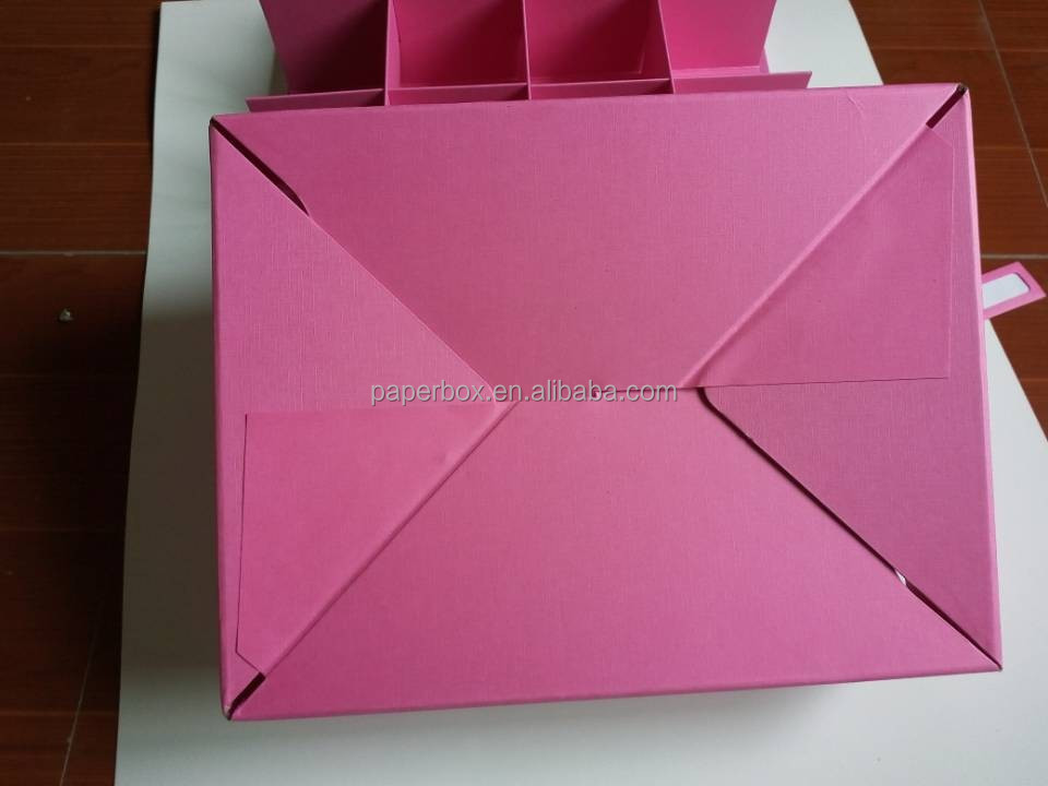 rigid solid paperboard window front magnet box