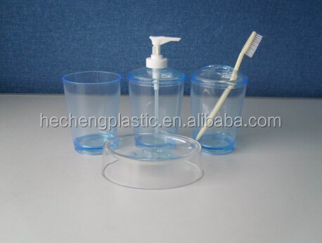 プラスチック製のアクリル4個のバスセット問屋・仕入れ・卸・卸売り