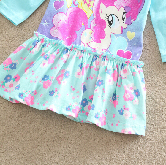 熱い販売の新しいデザインの子供クリスマスダンス衣装マイリトルポニードレス子供のためのカーニバルのための仕入れ・メーカー・工場