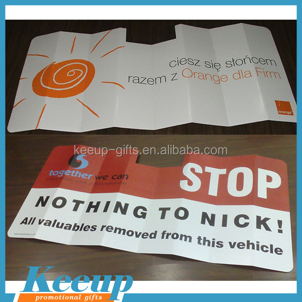 Custom Printing Cardboard Car Windshield Sunshade Buy Custom Printing