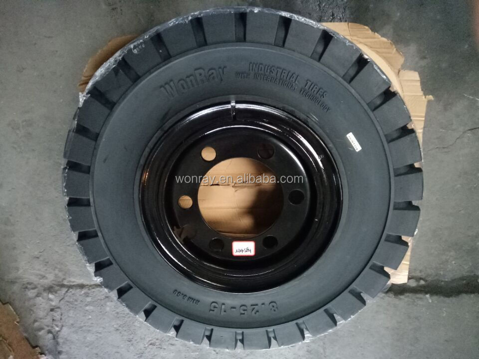 Auto Parts Dubai Most Sold Forklift Solid Tires 7.5016 300x15 7.0012