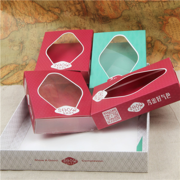Large and endurable folding paper red wine box/ liquor box