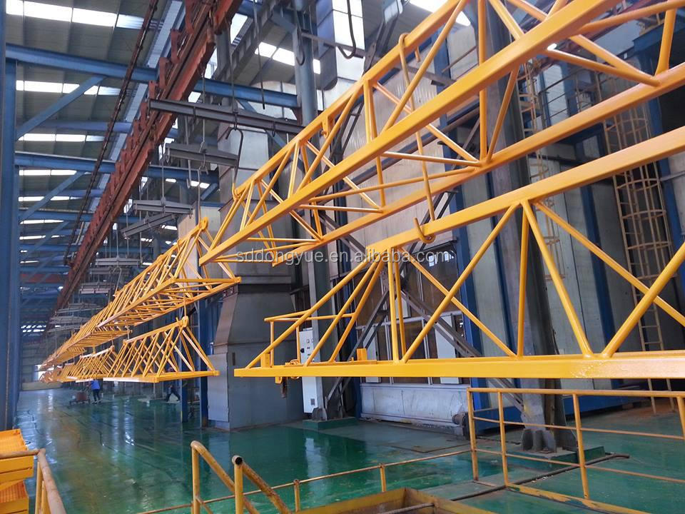 Tc5010、 50mアームの長さ、 先端荷重1.0トン、 4tタワークレーン中国仕入れ・メーカー・工場