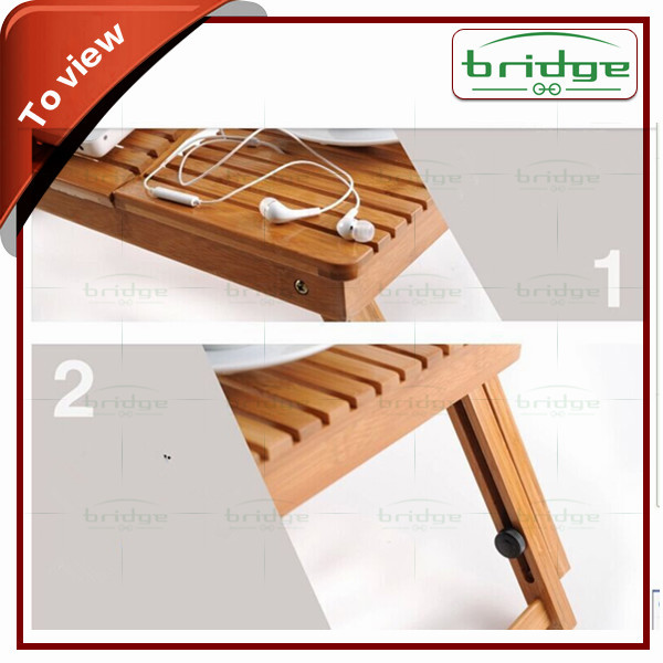 ベッド調節可能とＦＯＬＤＩＮＧＢＡＭＢＯＯ/木製のコンピュータテーブル、 竹のラップトップデスク仕入れ・メーカー・工場