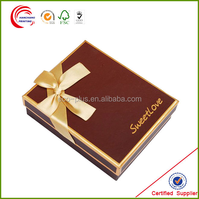 New design Chocolate bar box made in china