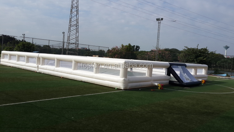 Pvcインフレータブルフットボールフィールド/インフレータブル屋外スポーツ/サッカー遊び場仕入れ・メーカー・工場
