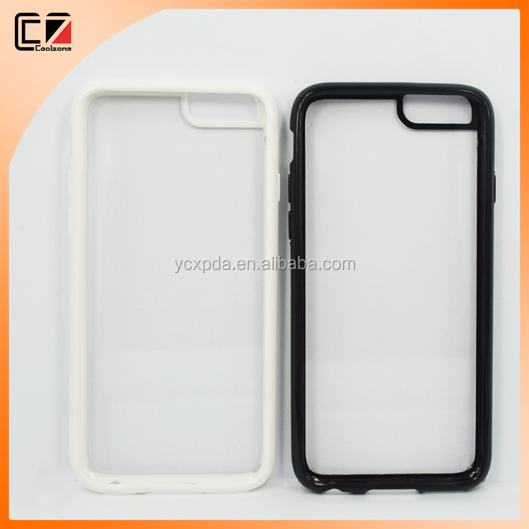 デュアルカラー透明なpctpu電話ケースiphone6仕入れ・メーカー・工場