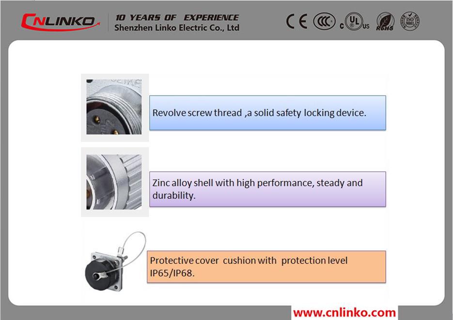 cnl<em></em>inko2を製造用ip67電源ピンのコネクタ防水仕入れ・メーカー・工場