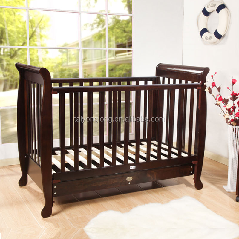 Custom Made Wood Baby Crib With Storage Drawers Baby Cots Buy