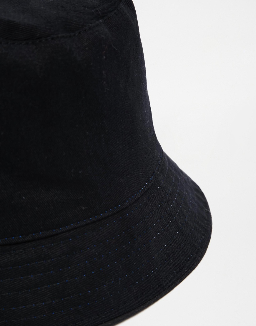 カスタムブランクbuketリバーシブル帽子黒と青バケツの帽子卸売仕入れ・メーカー・工場