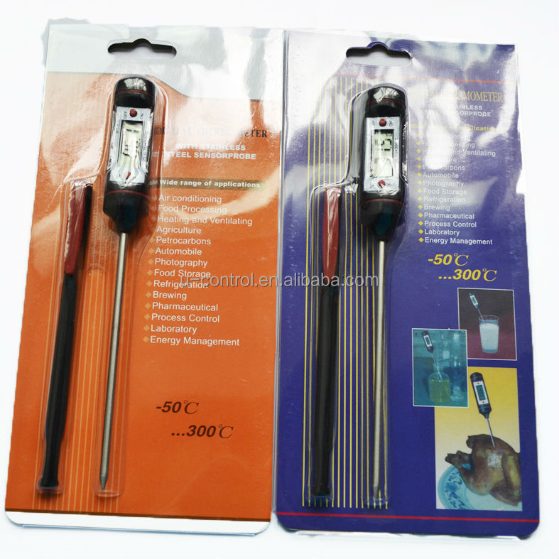 防水デジタル肉温度計wt-1/thermomter摂氏華氏bbqデジタルディスプレイ問屋・仕入れ・卸・卸売り
