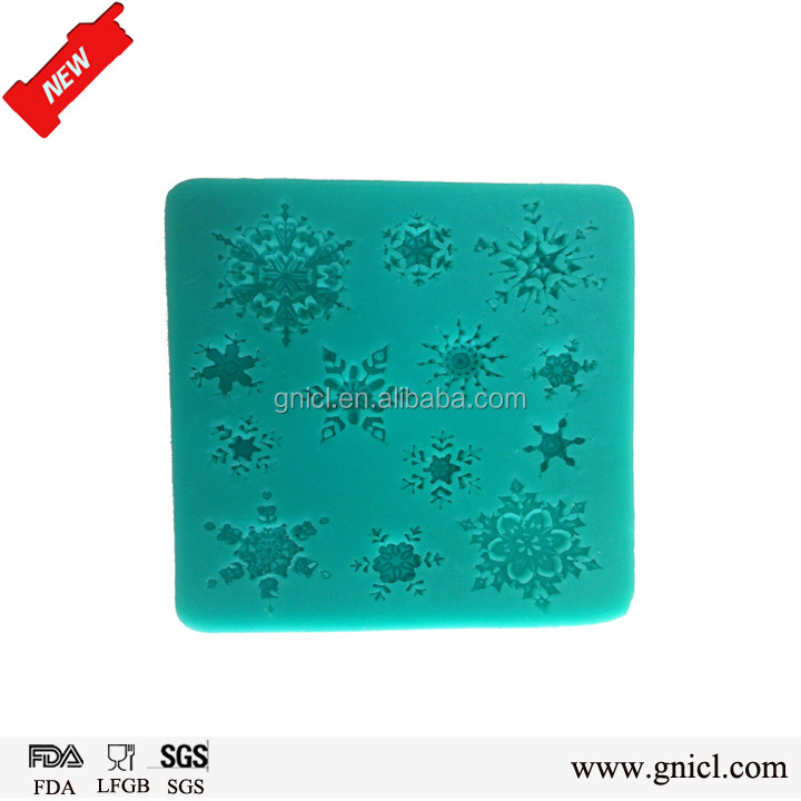 2014 new design silicone flower fondant mold for cake decoration
