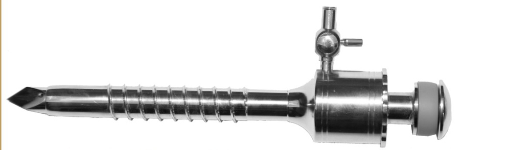 腹腔鏡手術器具5mmbulntピラミッド型の再利用可能なステンレス鋼トロカールキット仕入れ・メーカー・工場