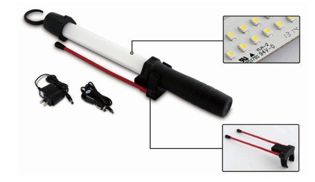 新しい簡単ポータブルled防水ライト単一のストライプcob ledライトledキャンプランタン充電式ランプ仕入れ・メーカー・工場