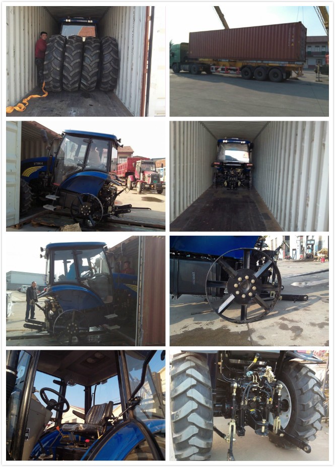 120hp 4wd農業機械ファームトラクター製山東中国仕入れ・メーカー・工場