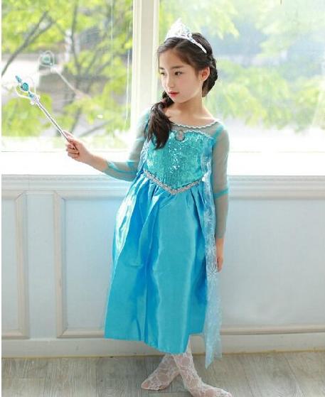 Elsa-Child-Model Frozen Elsa Anna Child Baby Dress Model - Buy Child Baby Dress Model ...