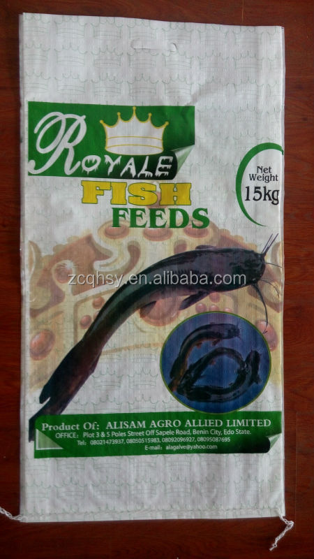 high quality printing pp woven fertilizer sacks