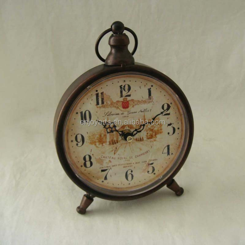 Metal Unique Table Clock Antique Desk Clocks I03001 Buy Metal