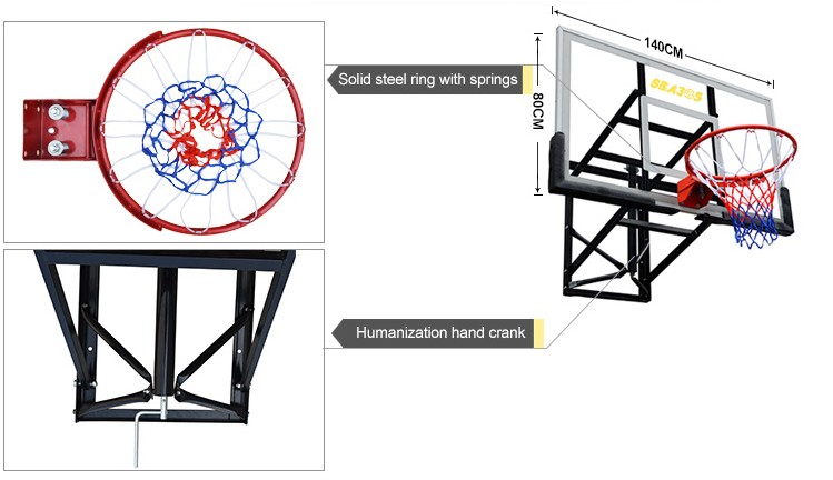 Panier de basket 2.30m a 3.05m - The Classic