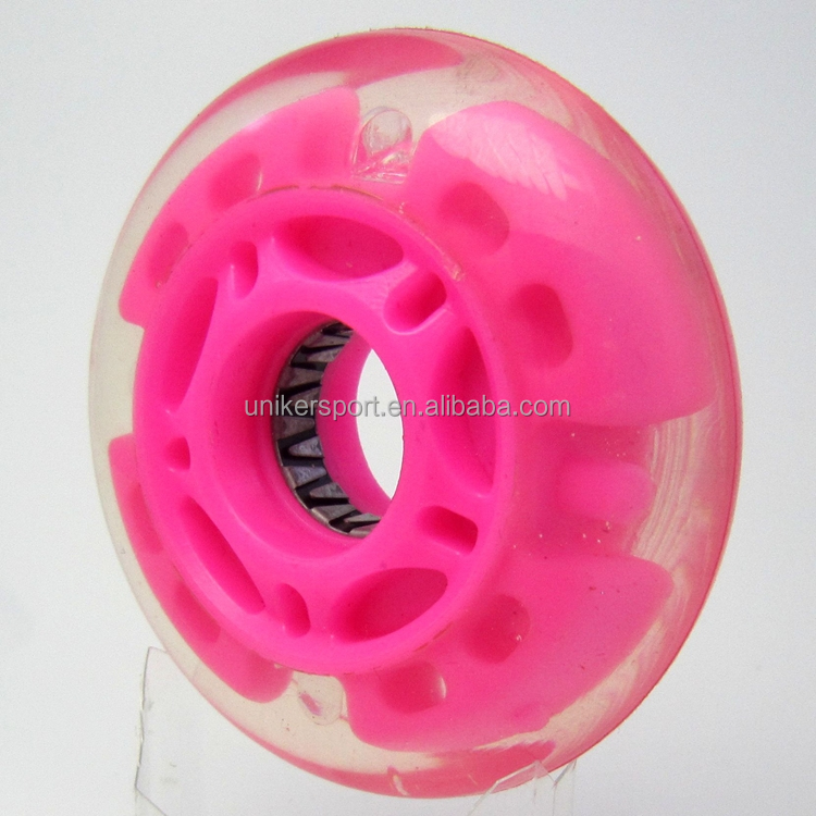 72mm*24mm、 led点滅、 puの車輪、 プロのインラインスケートの車輪問屋・仕入れ・卸・卸売り