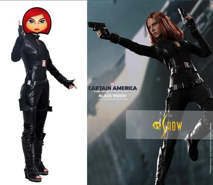 キャプテンアメリカ最新スタイル2新しいスタイルのコスプレ衣装のための黒い未亡人ハロウィーンやクリスマスパーティ問屋・仕入れ・卸・卸売り