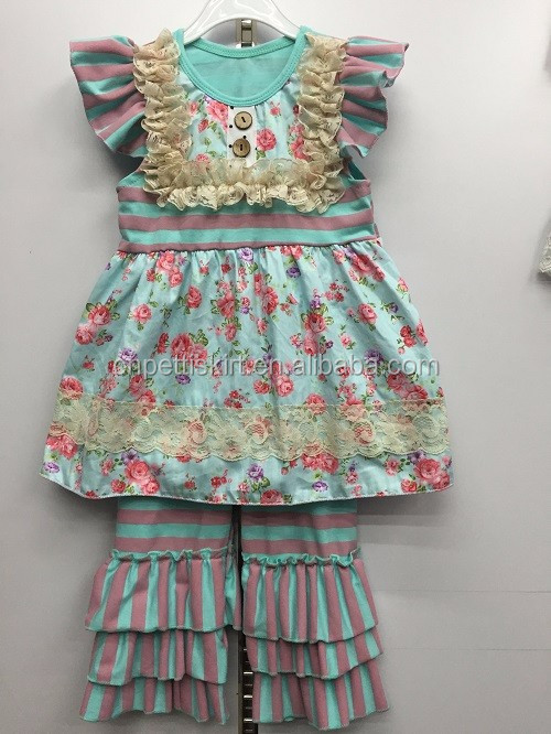 マスタードパイリメイク綿100%子供ブティック服夏2016仕入れ・メーカー・工場