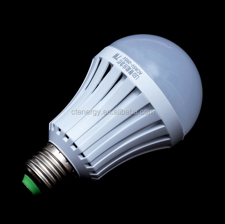 高品質のled非常用2015電球充電式led電球5w/7w/9w/12w家のための非常用電源カット仕入れ・メーカー・工場