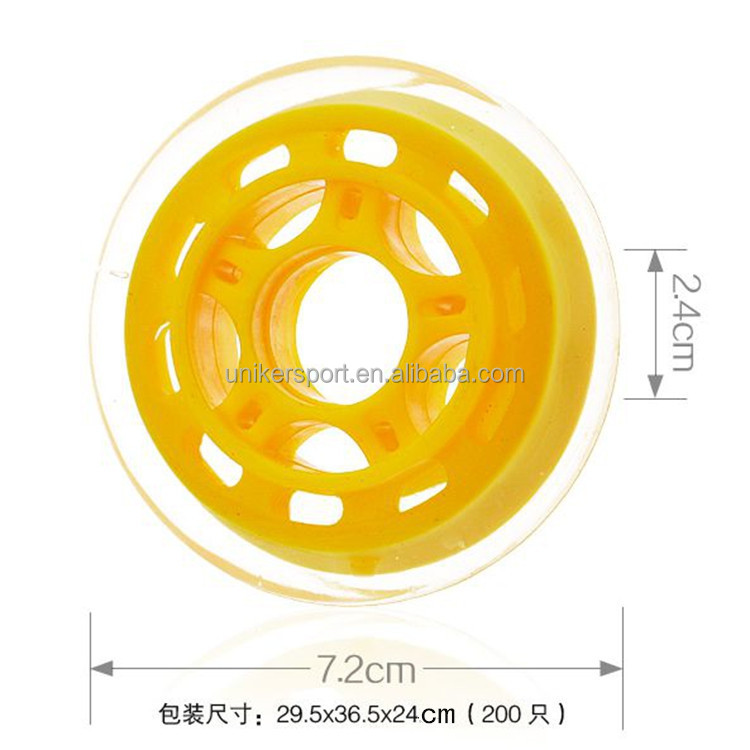 72mm*24mm、 puの車輪、 プロのインラインスケートの車輪問屋・仕入れ・卸・卸売り