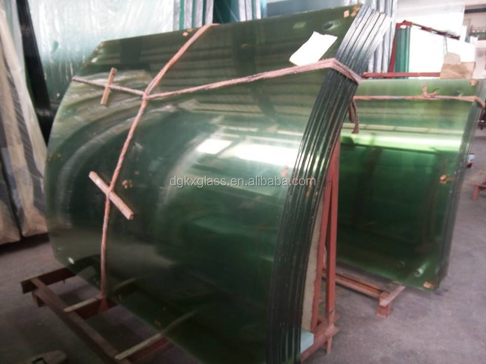 Dongguan porcellana produzione curvo pannello di vetro ... Pannello divisorio curvo