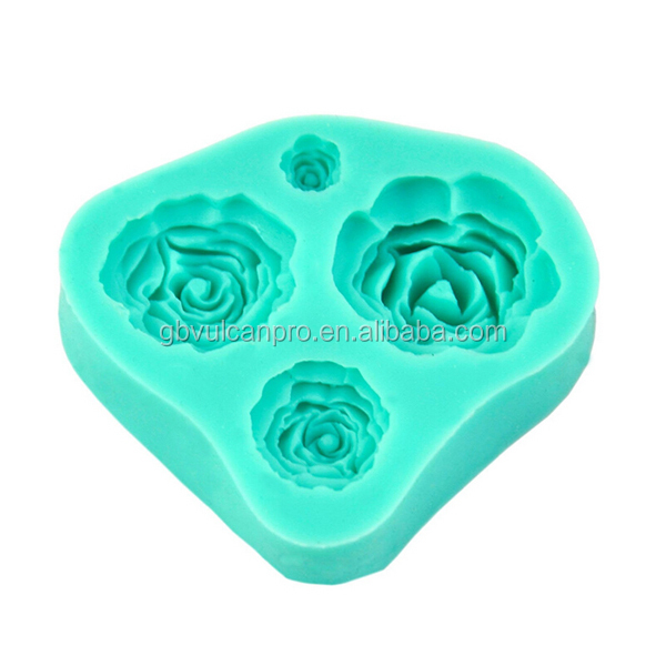 Rose Flower Silicone Ice Mold Fondant Jelly Mould Wedding Cake