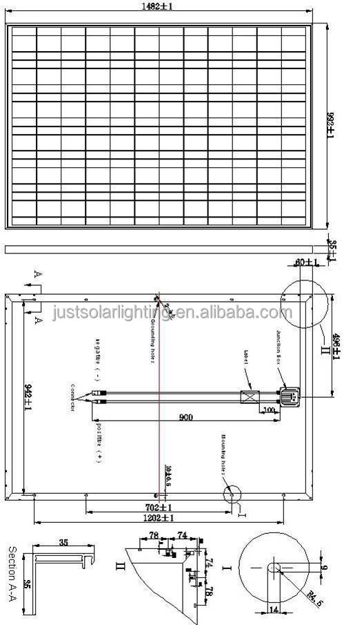 強化ガラス結晶性ポリソーラー街路ランプパネル195ワット200w２１０Ｗ205ワット仕入れ・メーカー・工場