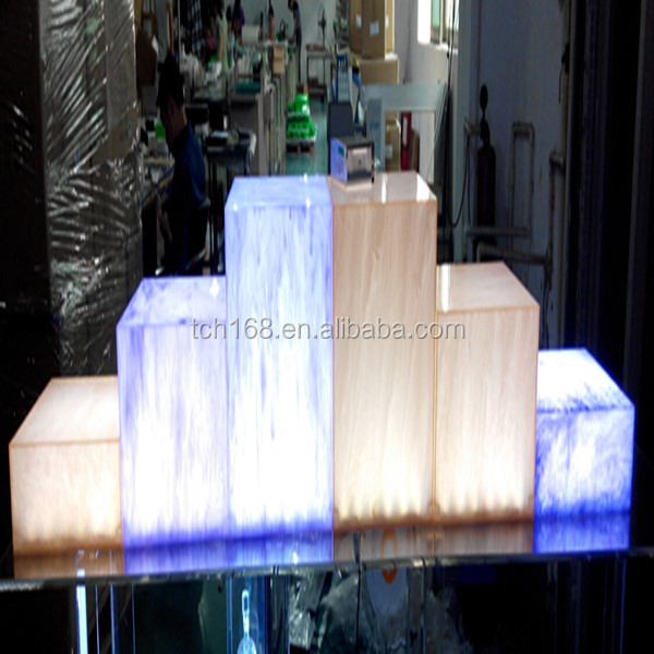 アクリルledライトボックスディスプレイボックスpmmaプレキシガラスのキューブ仕入れ・メーカー・工場