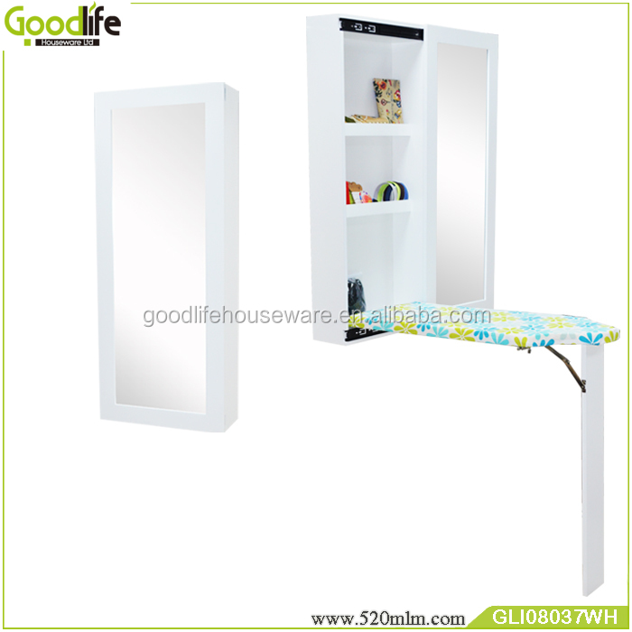 GLI08037Goodlife wall mount iron board with dressing mirror-1