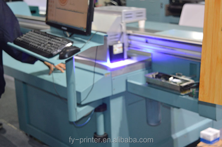 Uvフラットベッドプリンタの価格高速/uvガラスフラットベッドインクジェット印刷機仕入れ・メーカー・工場
