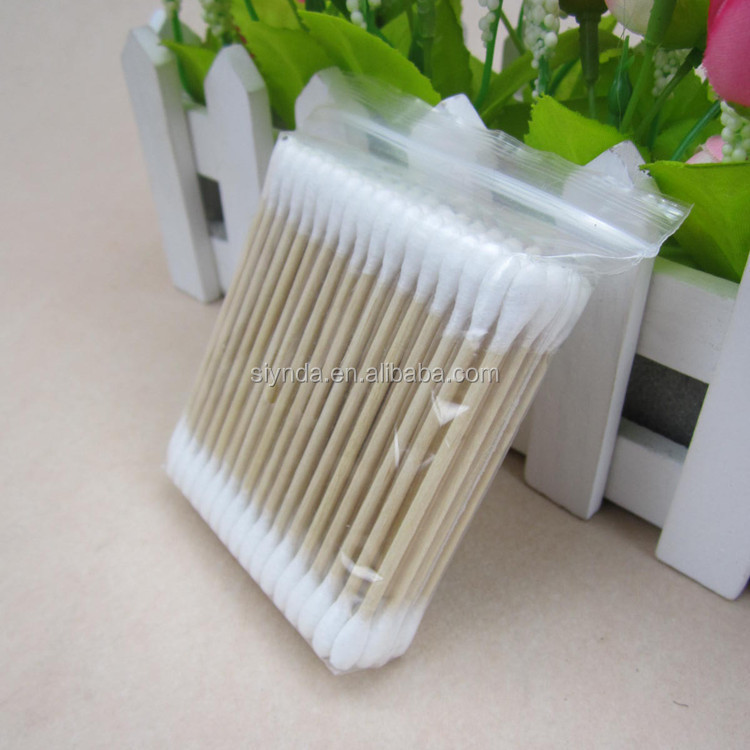 disposable wooden stick cotton bud