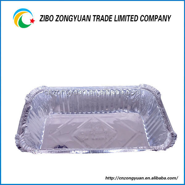 10"*5 7/8"*2 7/8" 1500ml Disposable Food Aluminum Foil Container