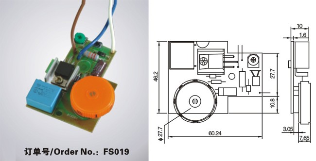 fs019 amoladora de control de motor regulador de velocidad