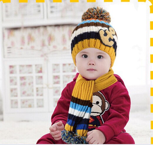 新しいデザインの弓2014年子供キャップ冬の子供帽子問屋・仕入れ・卸・卸売り