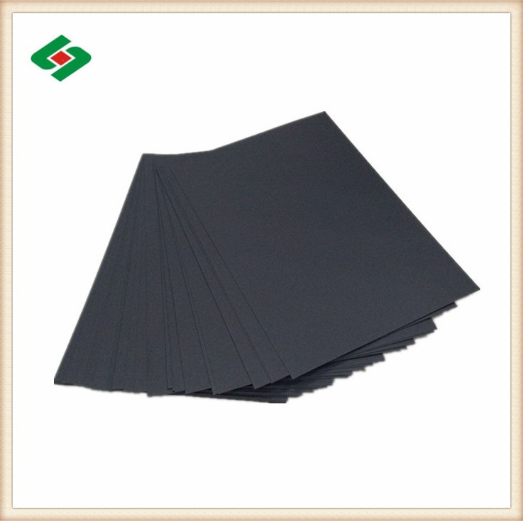 Black Color Paper Board/thick Black Paper Board/black Paper For Bag